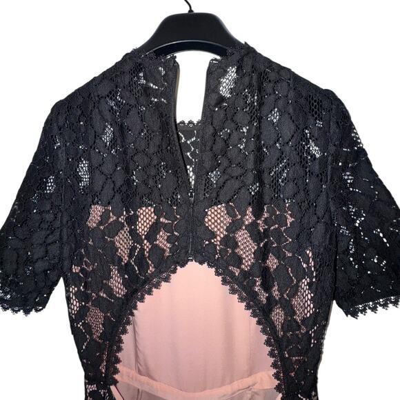 Alexis Janus Black Lace Jumpsuit Open Back Evening Party Outfit Size Small - Picture 11 of 16